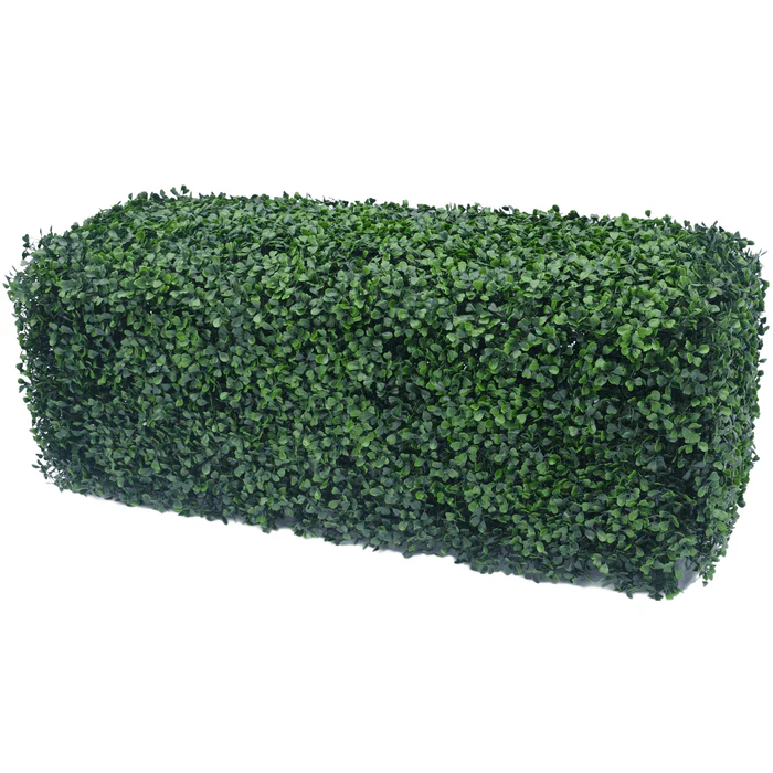 Dark Artificial Boxwood Hedge