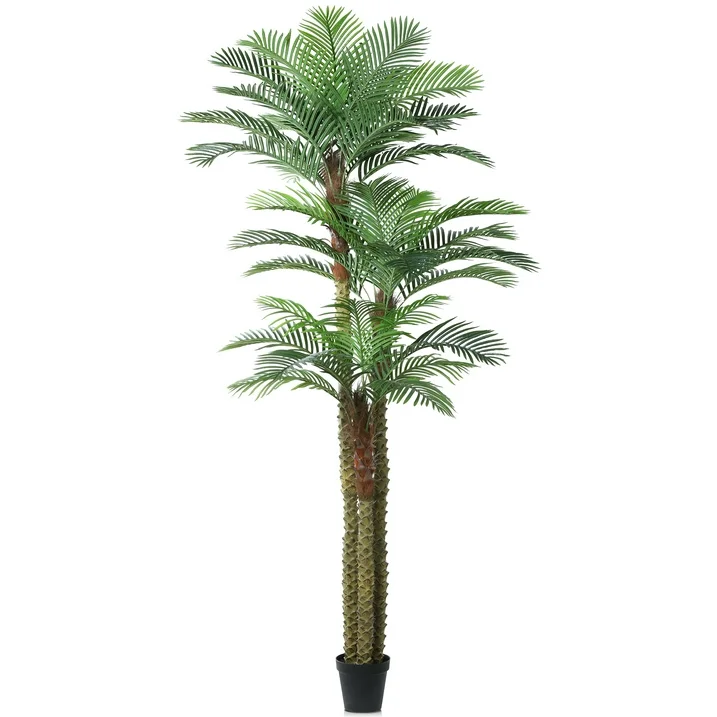 10-Foot UV-Protected Artificial Palm Tree for
                                Outdoor Synthetic Landscaping